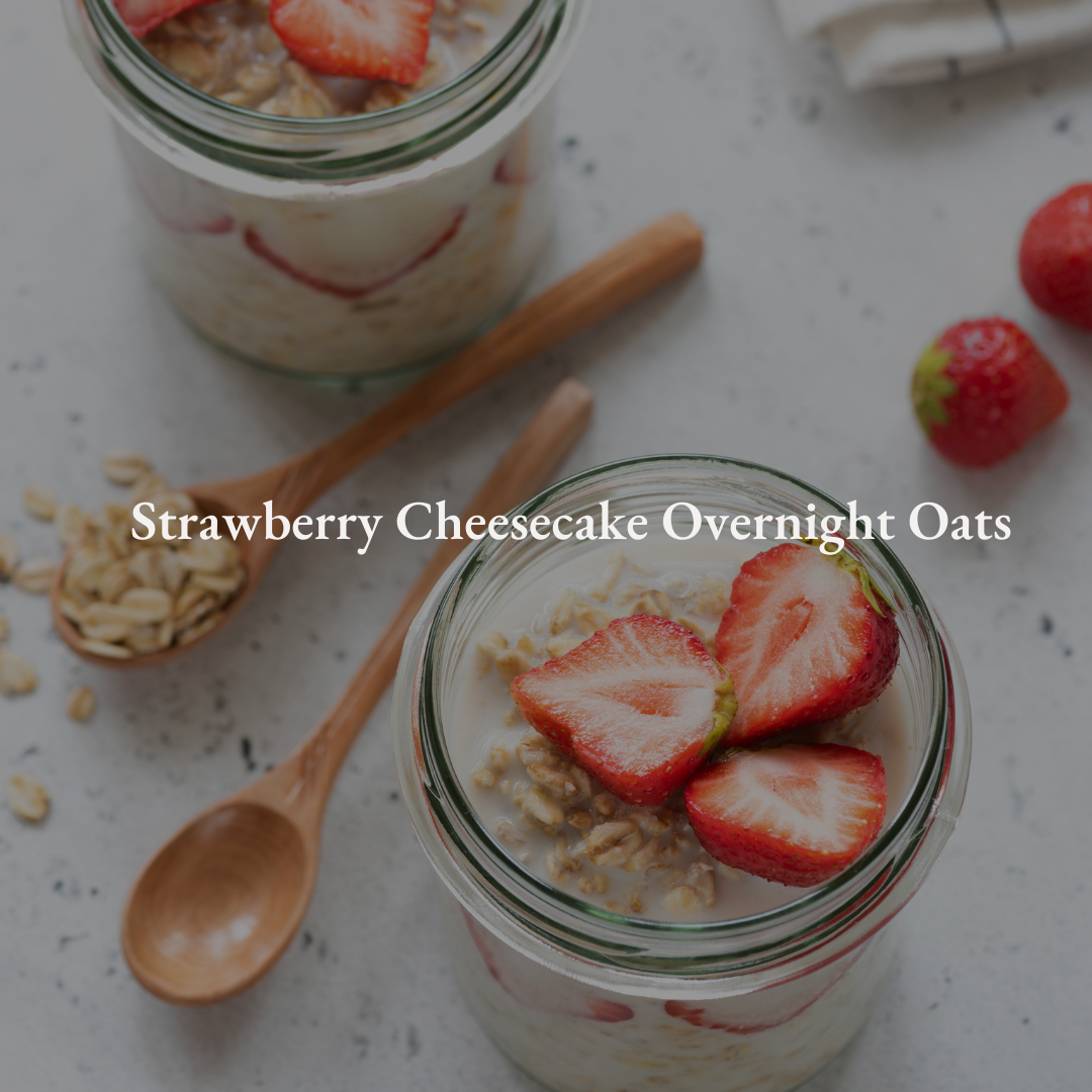 Strawberry Cheesecake Overnight Oats